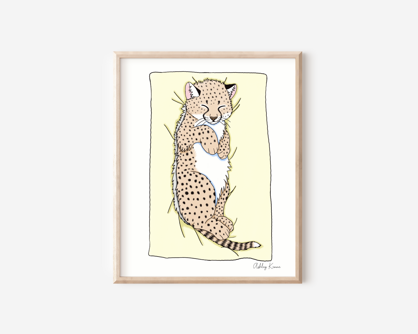 Set of 6 Safari Nursery Art