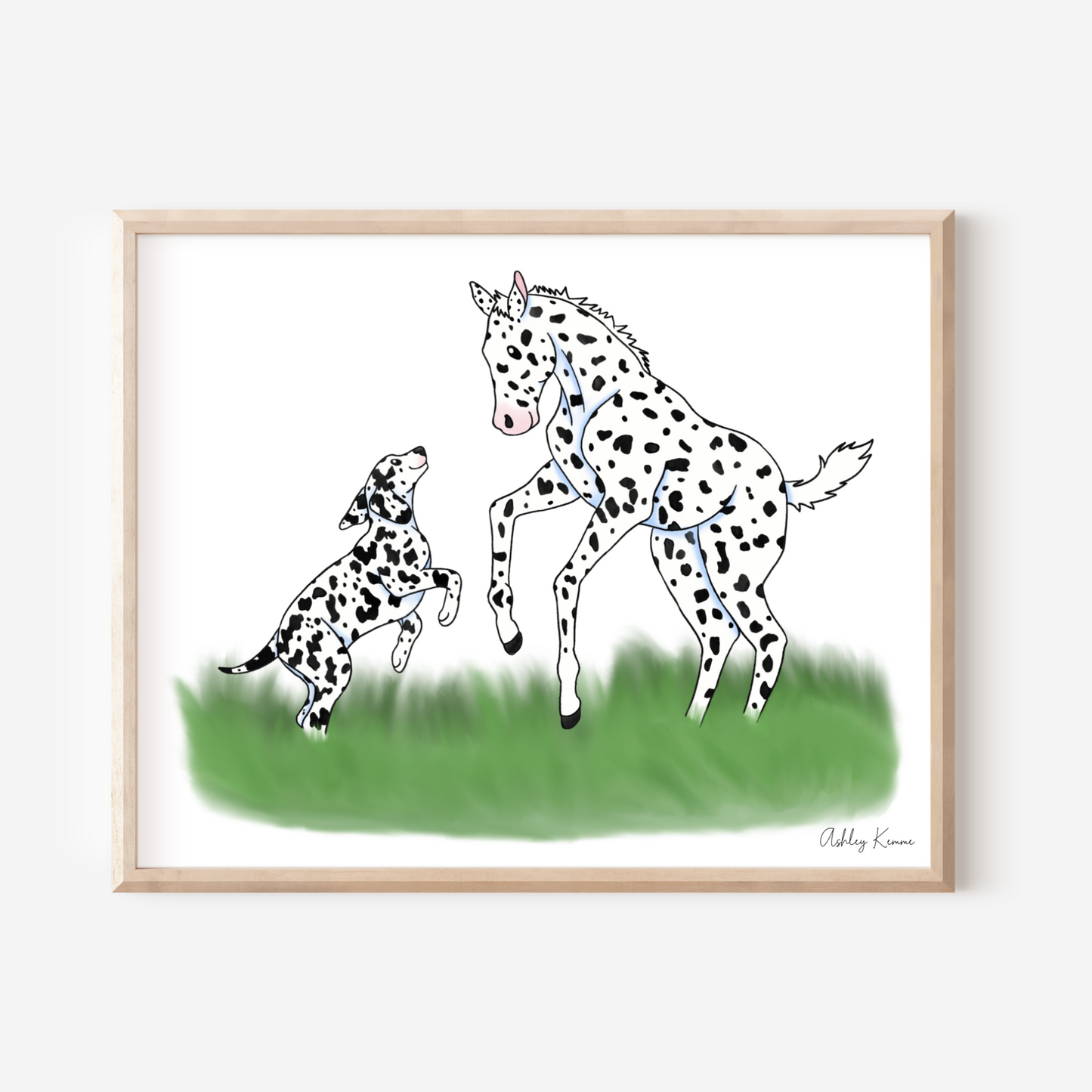 Appaloosa Horse Nursery Print