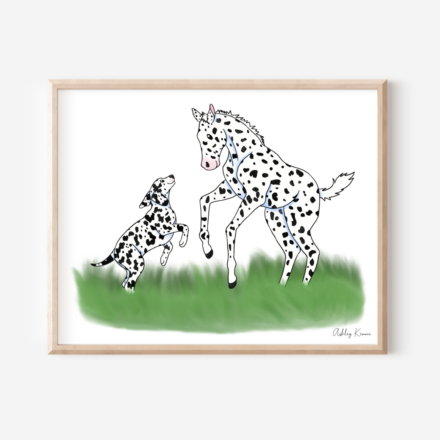 Set of 3 Horse Nursery Prints