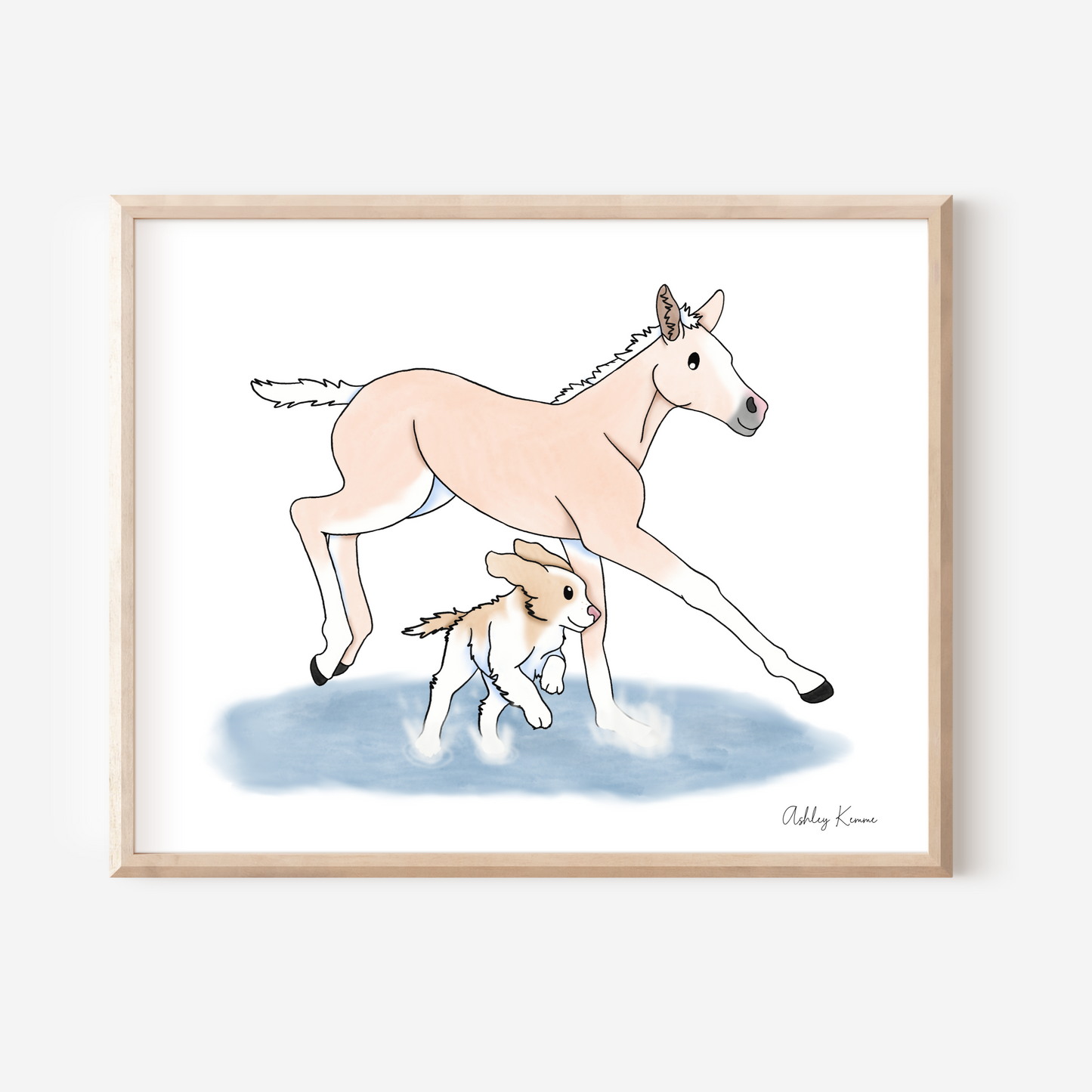 Set of 3 Horse Nursery Prints