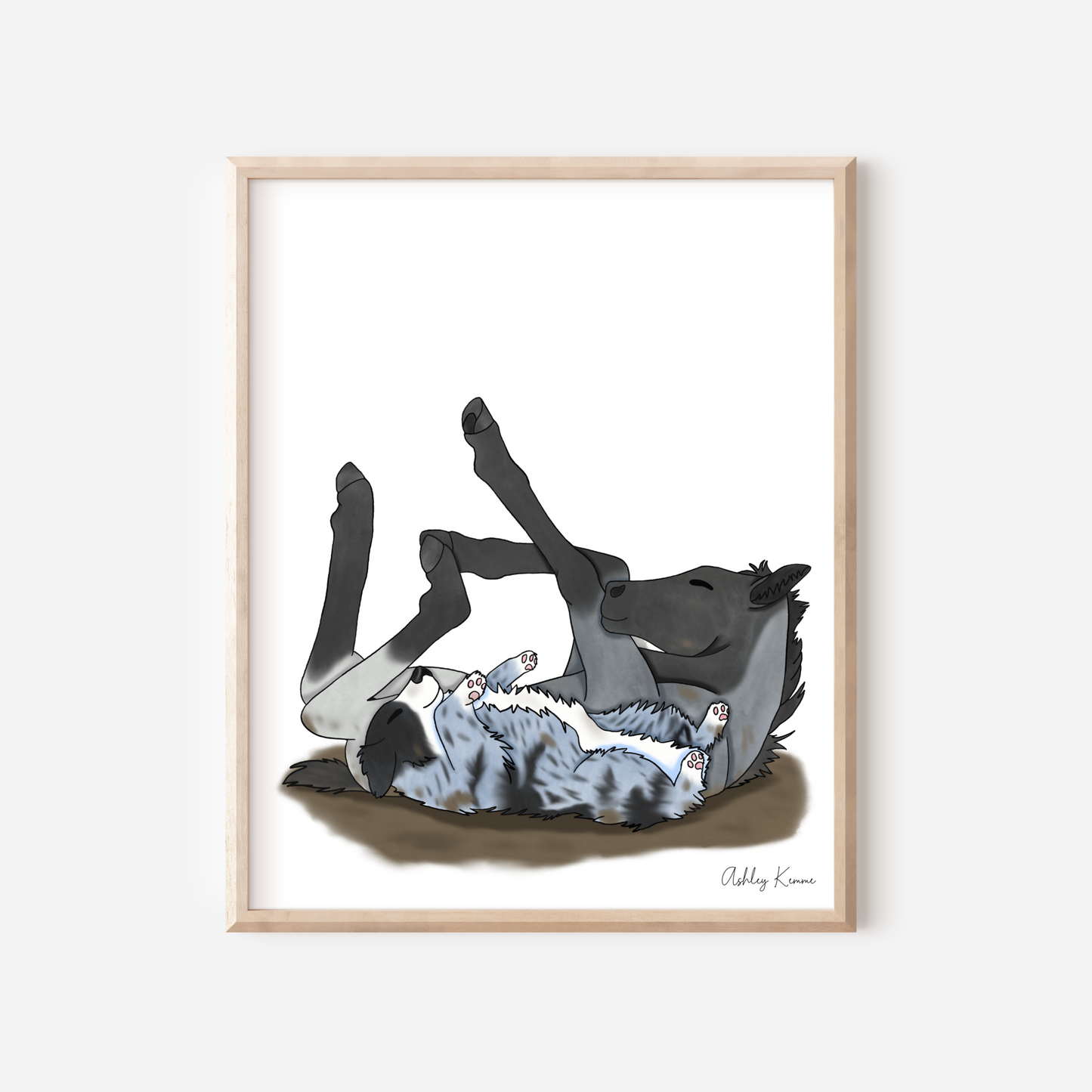 Set of 3 Horse Nursery Prints