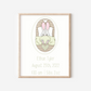 Personalized Boy Rabbit Birth Announcement Sign