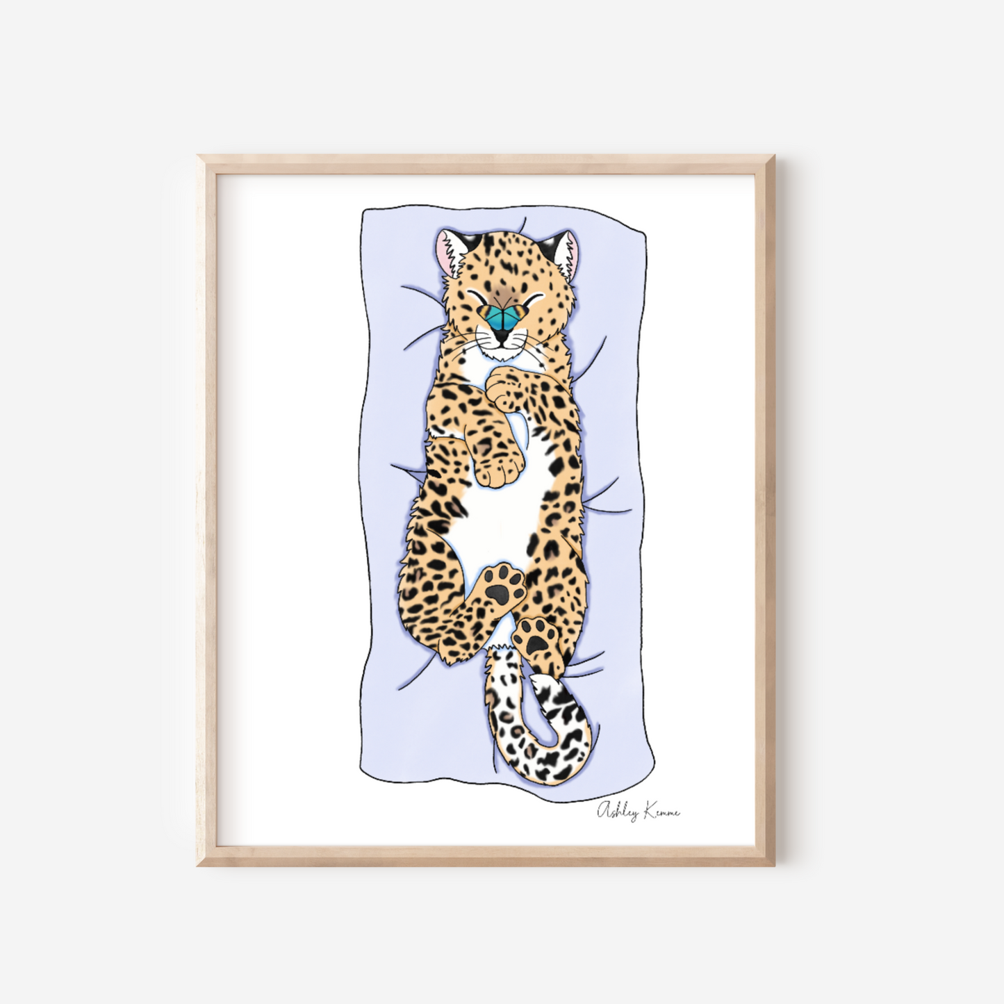 Leopard Nursery Print