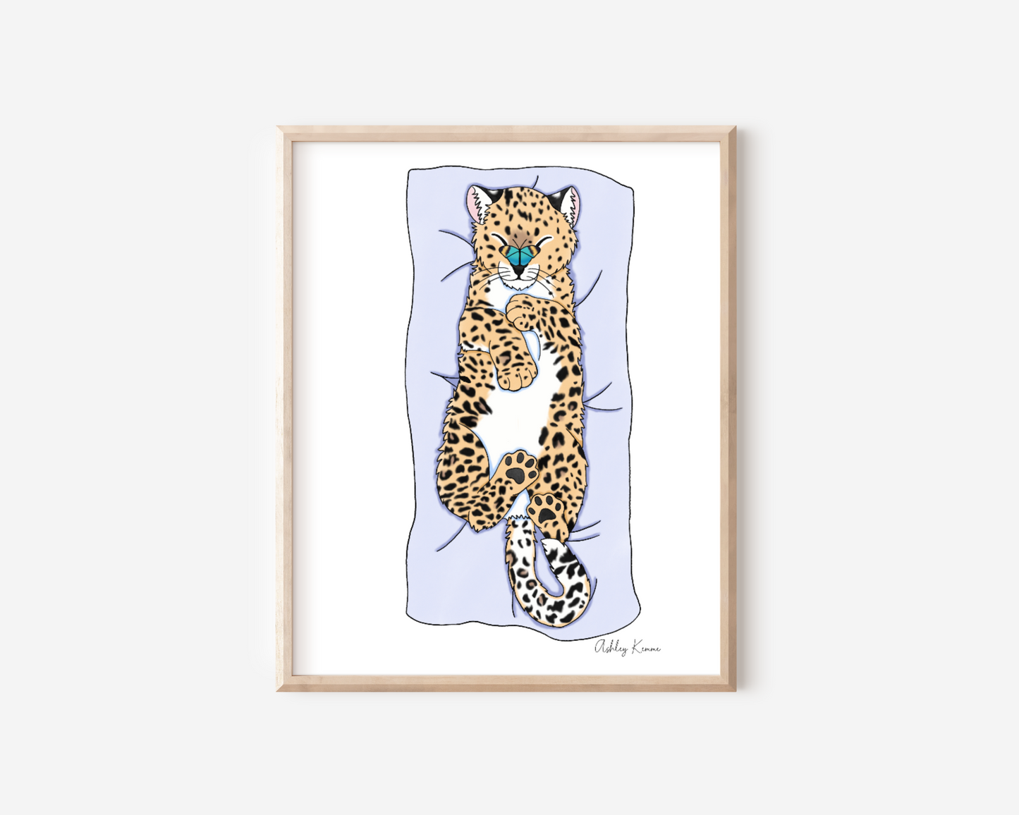Set of 6 Safari Nursery Art