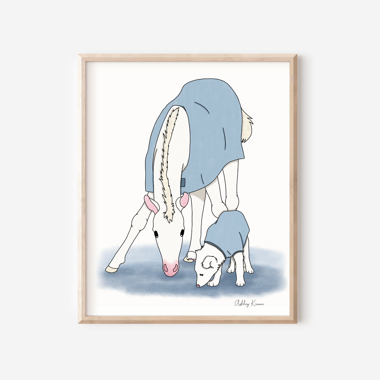 Set of 3 Horse Nursery Prints