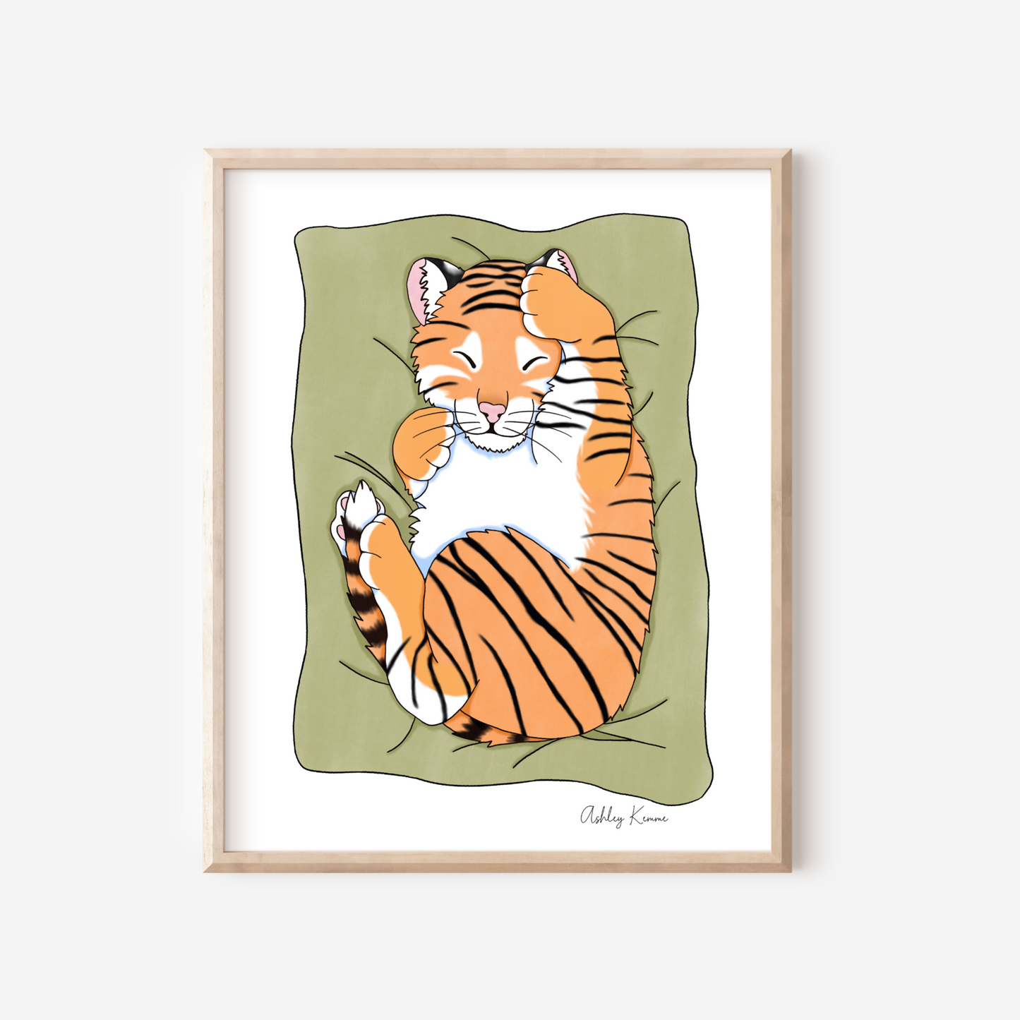 Tiger Nursery Print