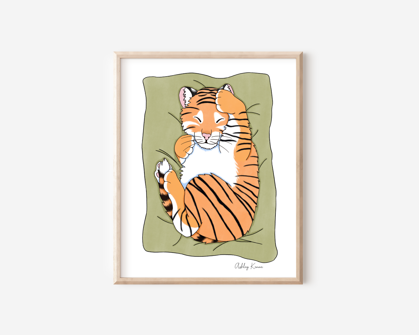 Set of 6 Safari Nursery Art