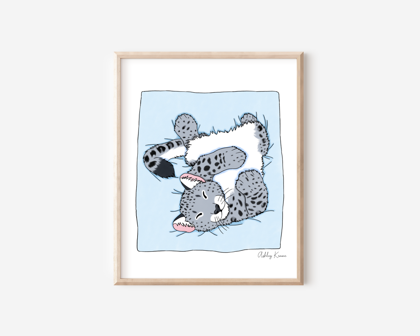 Set of 6 Safari Nursery Art