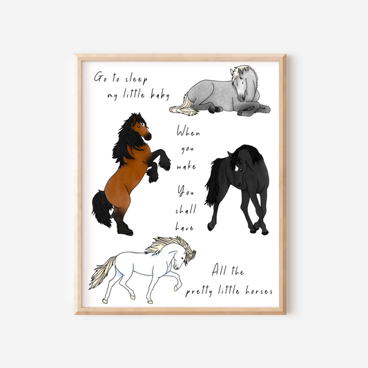 Horse Nursery Wall Art