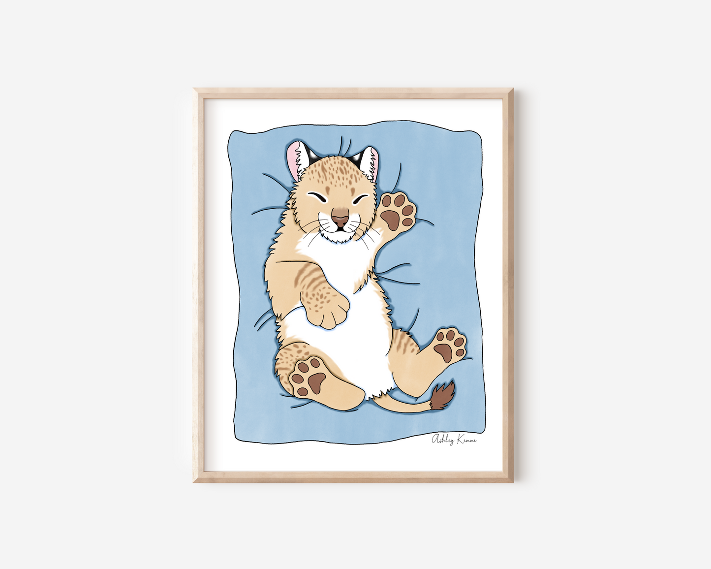 Set of 6 Safari Nursery Art