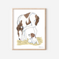 Set of 3 Horse Nursery Prints