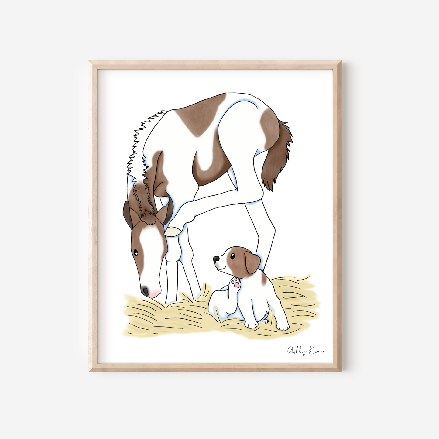 Set of 3 Horse Nursery Prints
