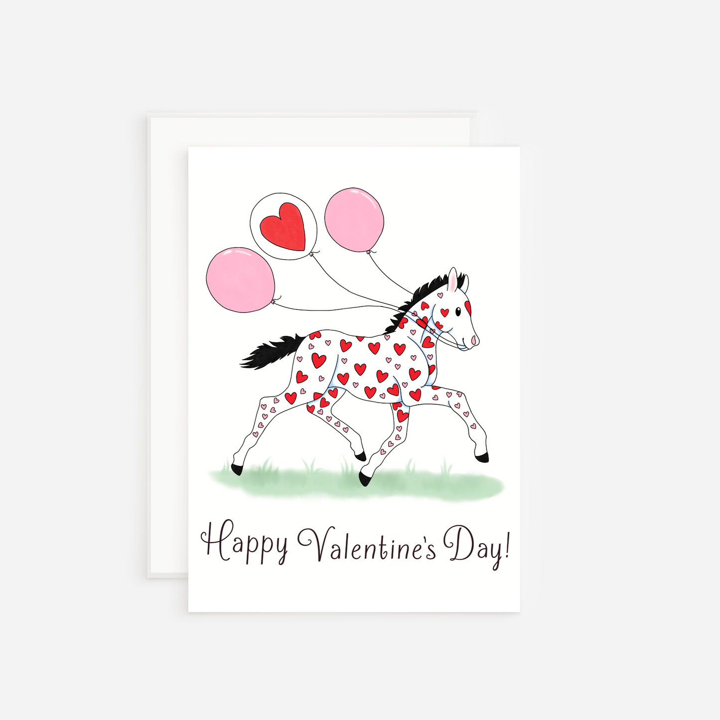 Horse Valentine’s Day Card