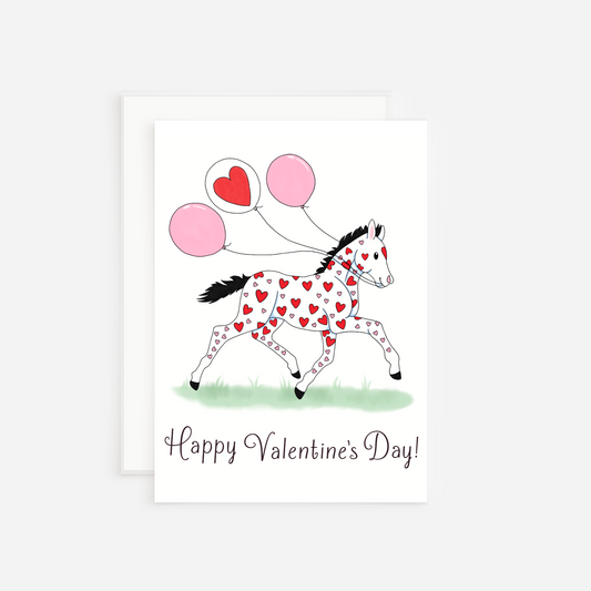 Horse Valentine’s Day Card