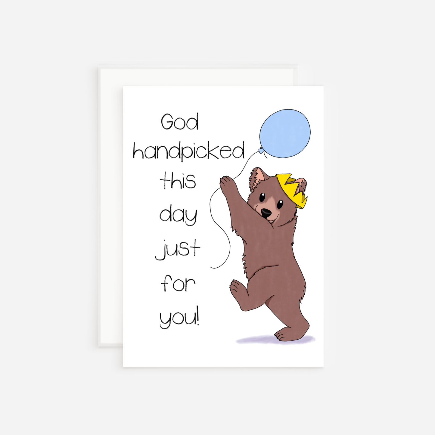 Christian Birthday Bear Card