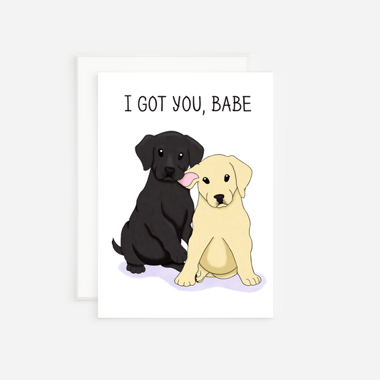 Labrador Retriever Love Card