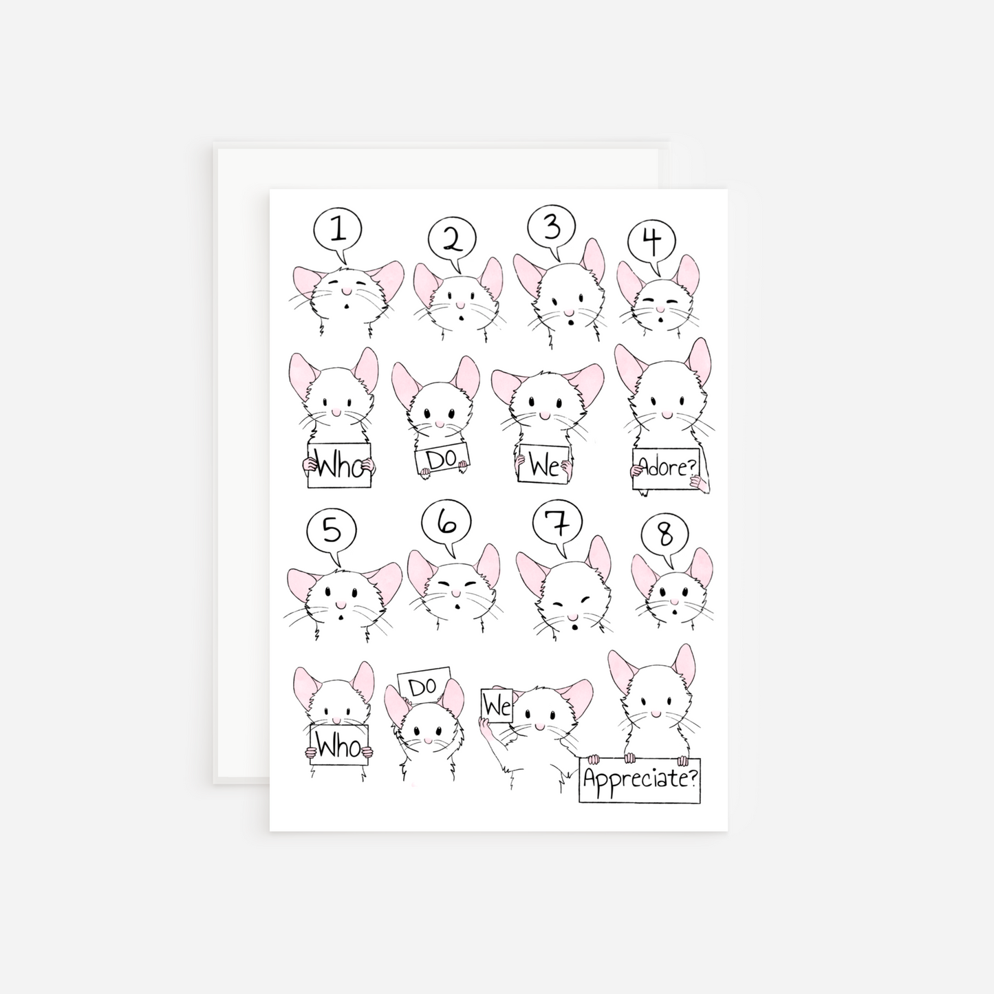 Mouse Mother's Day Card