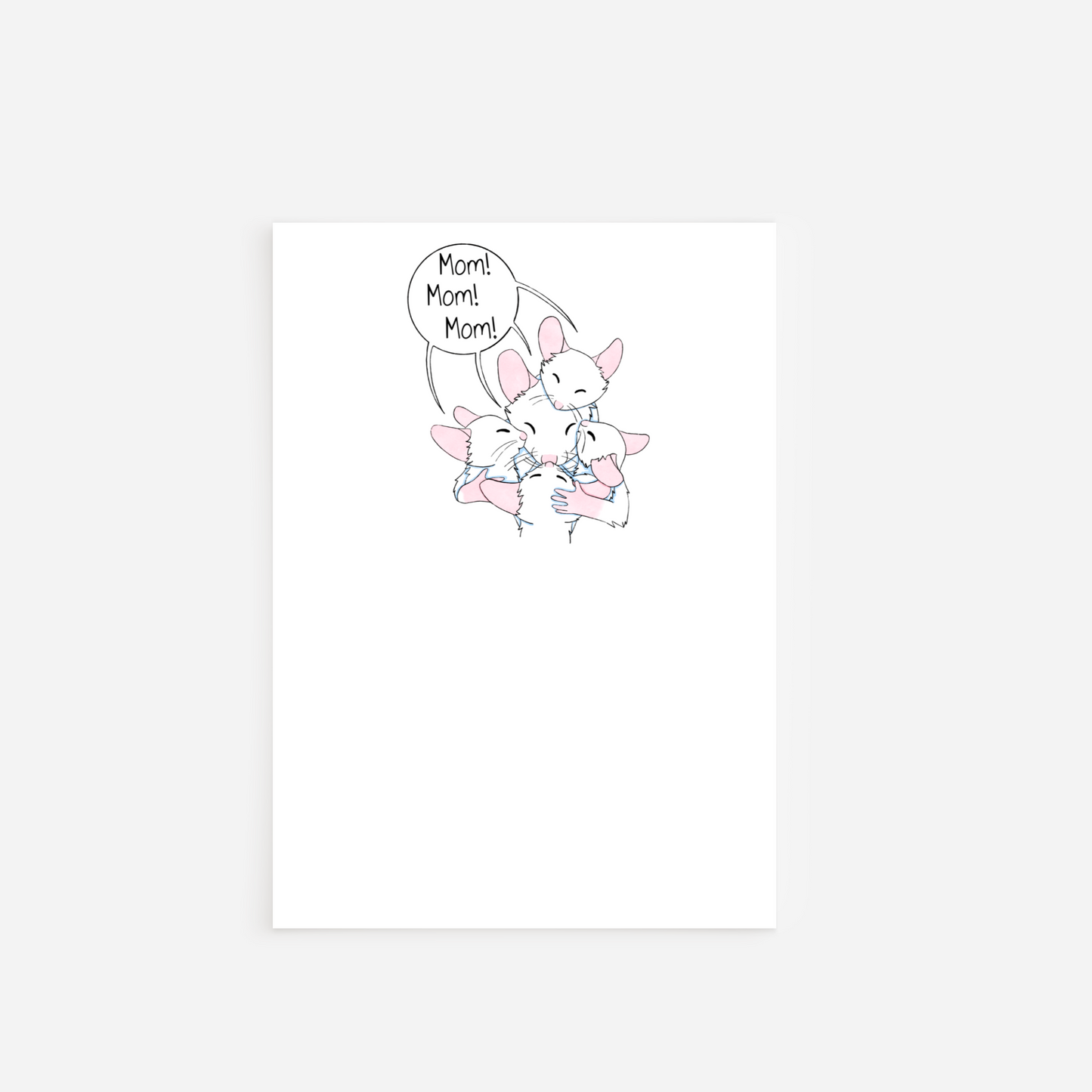 Mouse Mother's Day Card