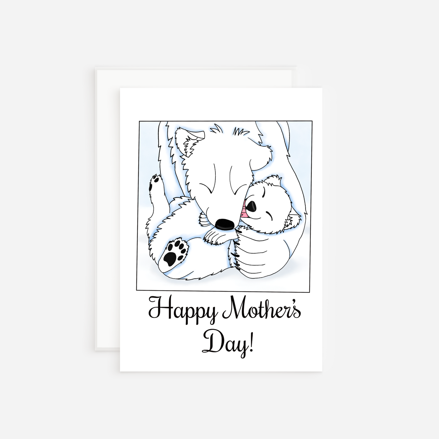 Polar Bear Mother’s Day Card