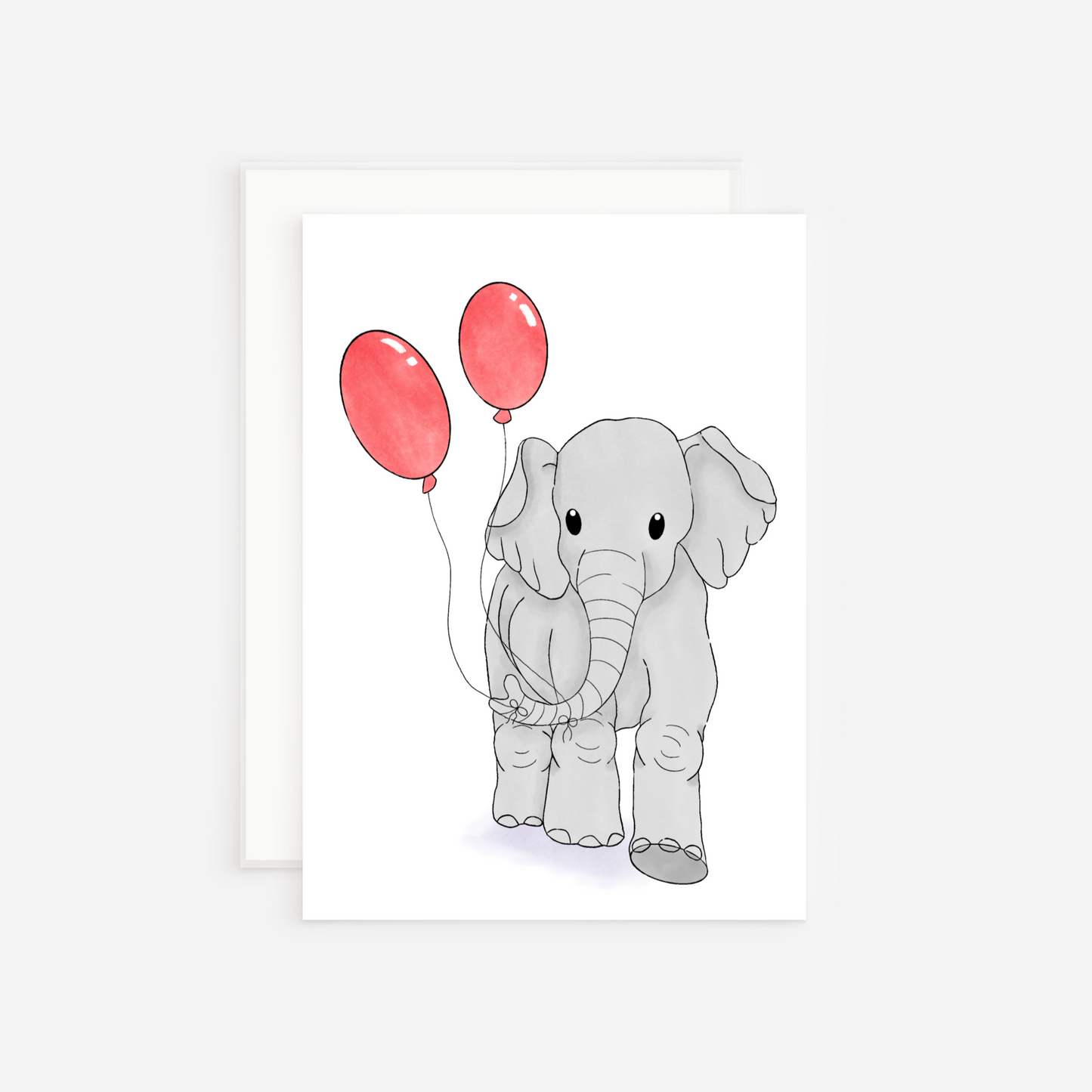 Elephant Birthday Card