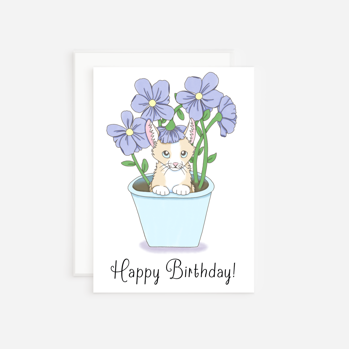 Cat Birthday Card