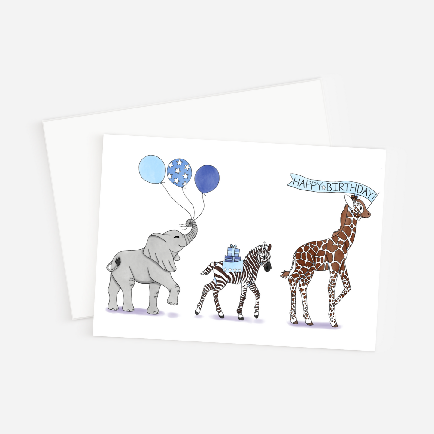 Boy Safari Birthday Card