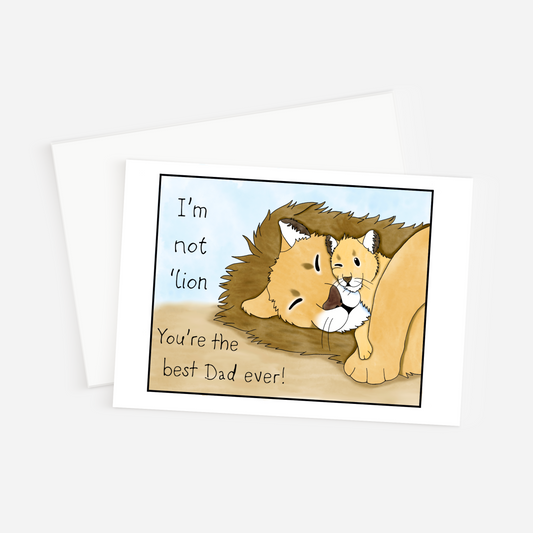 Lion Father’s Day Card